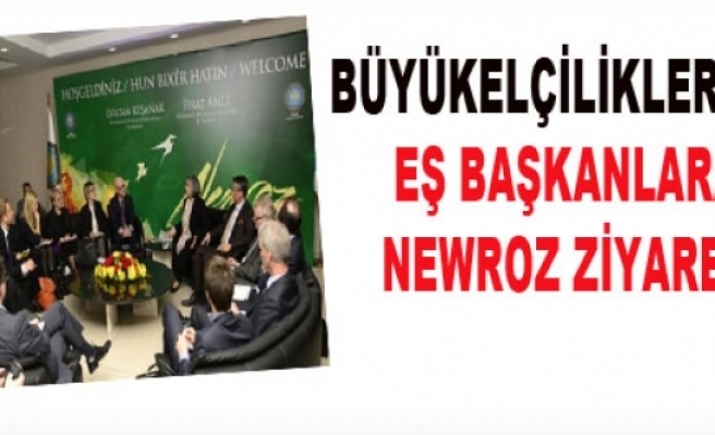 Büyükelçiliklerden Eş Başkanlara Newroz Ziyareti