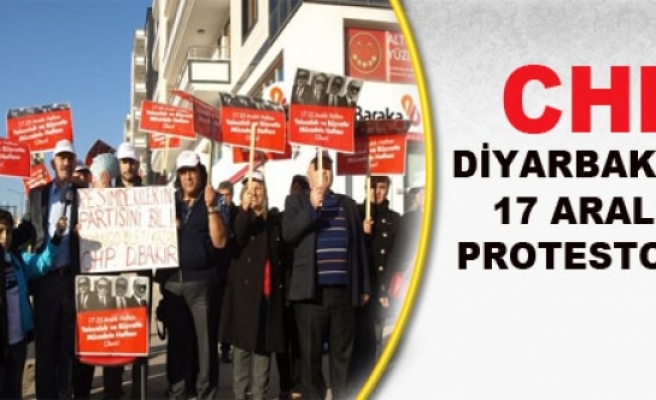 CHP, Diyarbakır'da 17 Aralık'ı Protesto Etti