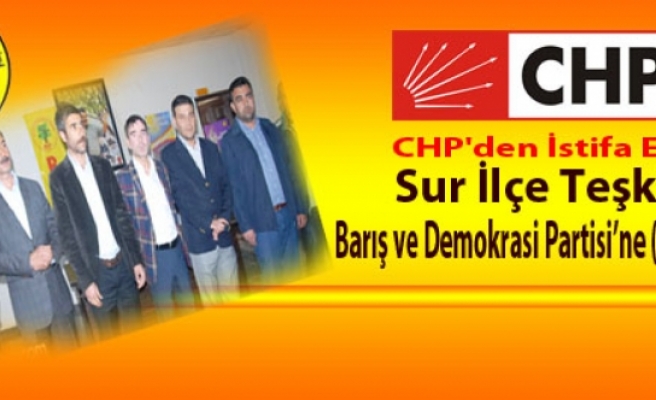 CHP'den İstifa Eden Sur İlçe Teşkilatı BDP’ye Geçti