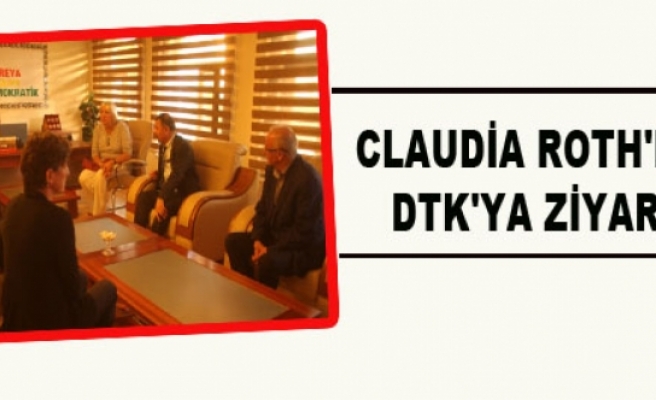 Claudia Roth'dan DTK'yı Ziyaret