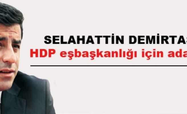 Demirtaş: HDP eşbaşkanlığı için adayım
