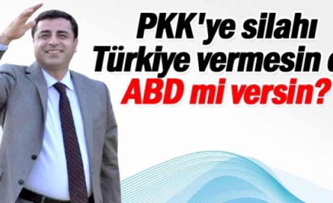 Demirtaş: PKK'ye silahı Türkiye vermesin de ABD mi versin?