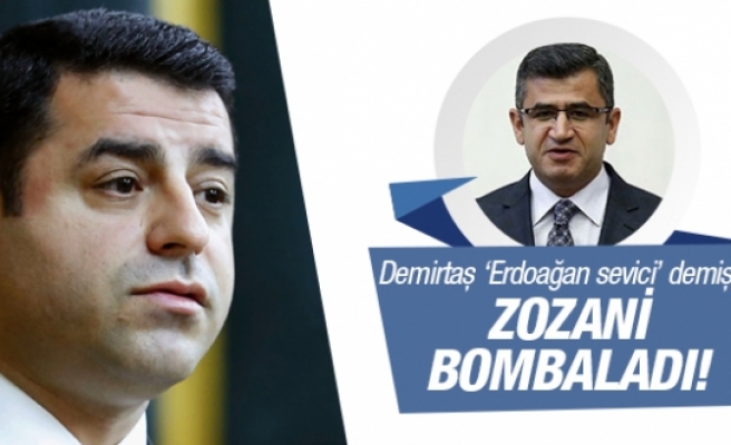 Demirtaş'ın 'Erdoğan sevici' dediği Adil Zozani bombaladı!