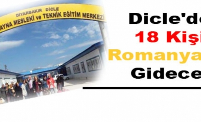 Dicle'de 18 Kişi Romanya'ya Gidecek
