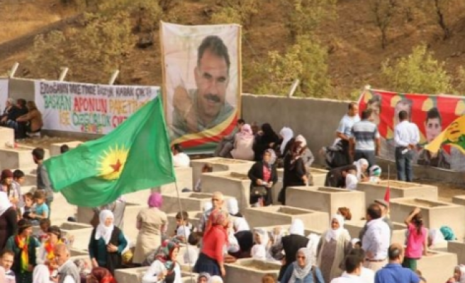 Diyabakır Lice'de PKK Şehitliği Açıldı