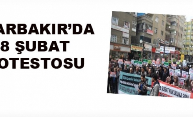 Diyarbakır 28 Şubat Protesto Edildi