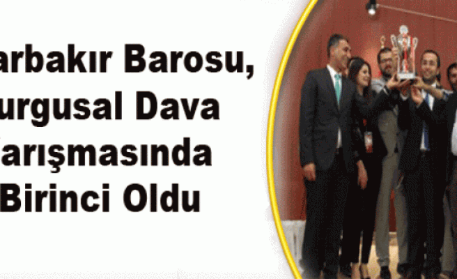 Diyarbakır Barosu, Kurgusal Dava Yarışmasında Birinci Oldu