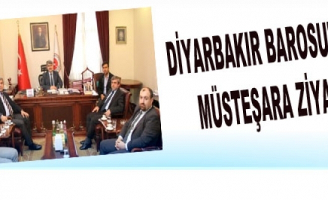 Diyarbakır Barosu'ndan Müsteşara Ziyaret
