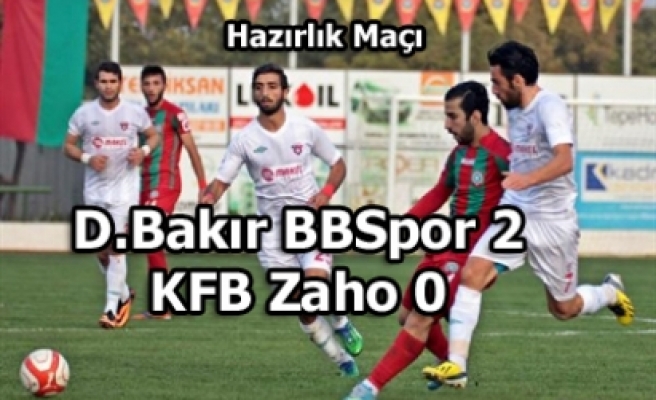 Diyarbakır BBSpor 2 - Zaho 0 