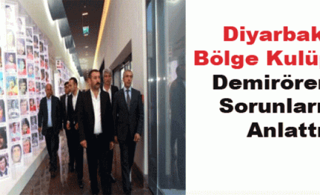 Diyarbakır Bölge Kulüpleri Demirören'e Sorunlarını Anlattı