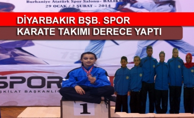  Diyarbakır BŞB. Spor Karatecileri Derece Elde Etti
