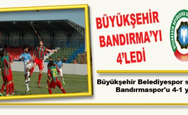 Diyarbakır Büyükşehir Bandırmaspor'u 4'ledi