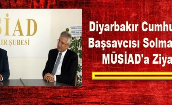 Diyarbakır Cumhuriyet Başsavcısı Solmaz'dan MÜSİAD'a Ziyaret
