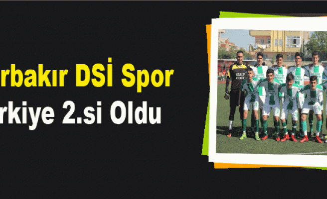 Diyarbakır DSİ Spor Türkiye 2.si Oldu