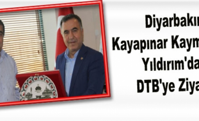 Diyarbakır Kayapınar Kaymakamı Yıldırım'dan DTB'ye Ziyaret