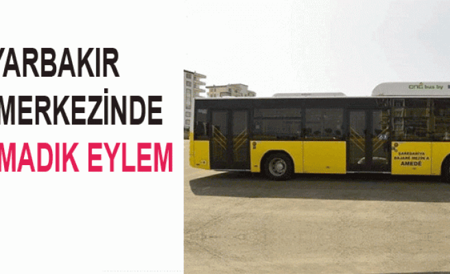 Diyarbakır kent merkezinde alışılmadık eylem