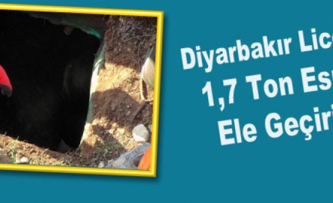 Diyarbakır Lice'de 1,7 Ton Esrar Ele Geçirildi