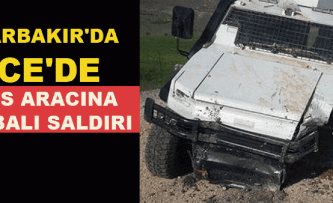 Diyarbakır Lice'de polis aracına bombalı saldırı!