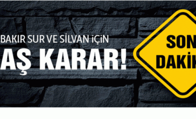 Diyarbakır Sur ve Silvan'da flaş gelişme! Yasak bitti!