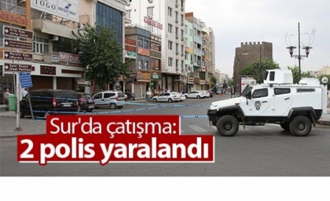 Diyarbakır Sur'daki çatışmalarda 2 polis yaralandı