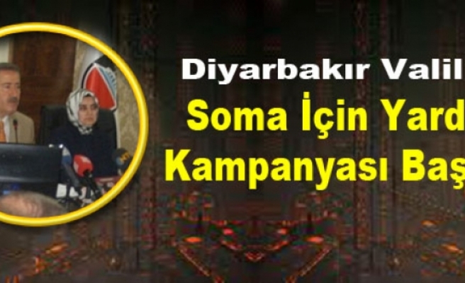 Diyarbakır Valiliği, Soma İçin Yardım Kampanyası Başlattı