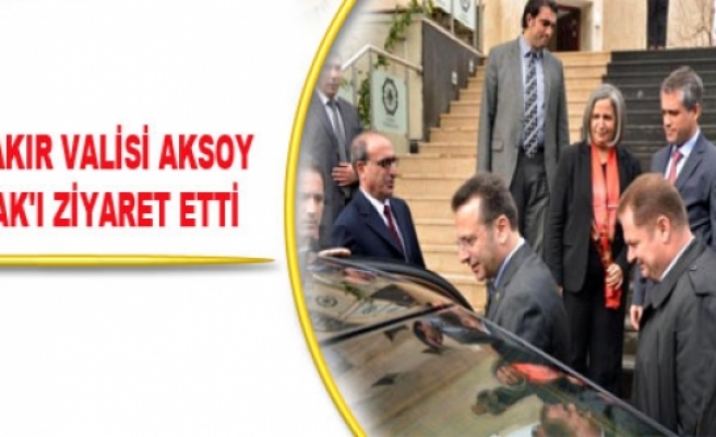 Diyarbakır Valisi Aksoy, Kışanak'ı Ziyaret Etti