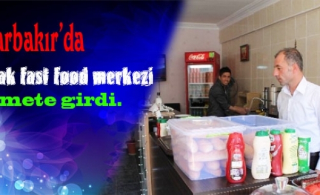 Diyarbakır Yeni Fast Food Merkezine Kavuştu