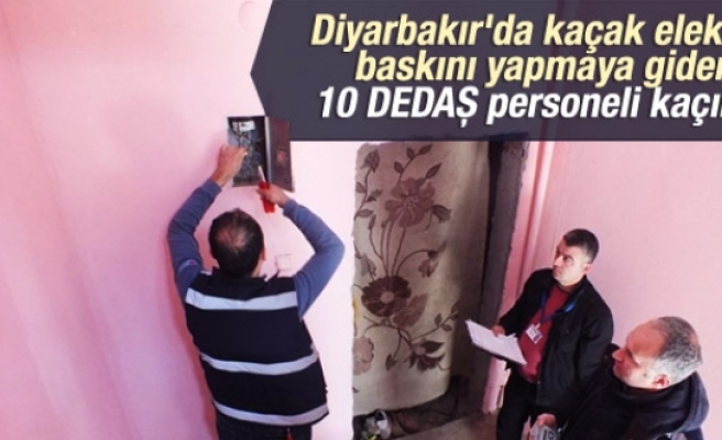 Diyarbakır'da 10 DEDAŞ personeli kaçırıldı