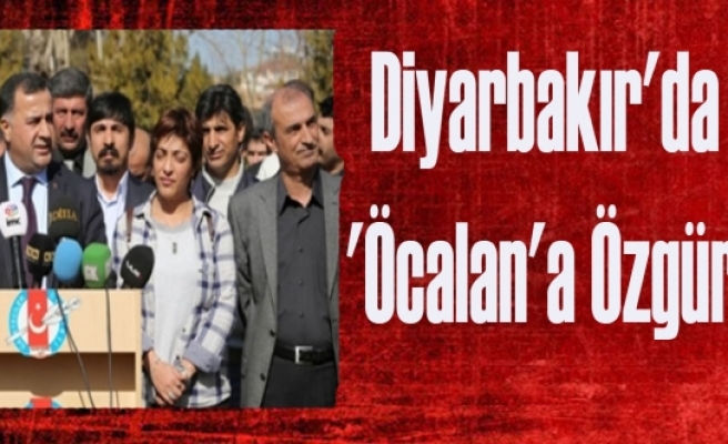 Diyarbakır'da 116 STK 'Öcalan'a Özgürlük' Dedi