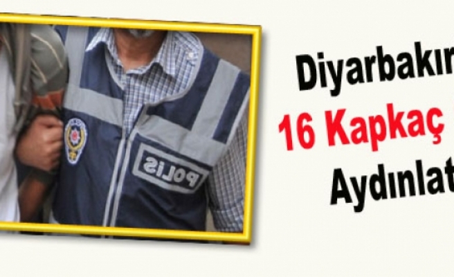 Diyarbakır'da 16 Kapkaç Olayı Aydınlatıldı
