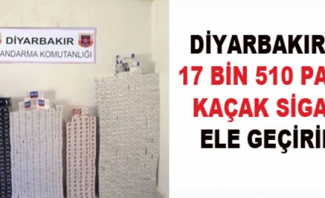 Diyarbakır'da 17 Bin 510 Paket Kaçak Sigara Ele Geçirildi