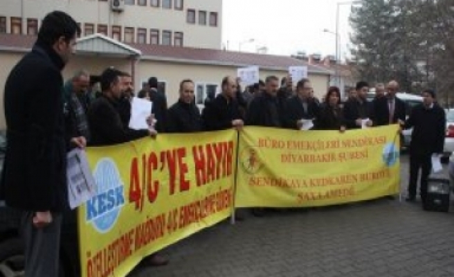 Diyarbakır'da 2014 zammı protesto edildi