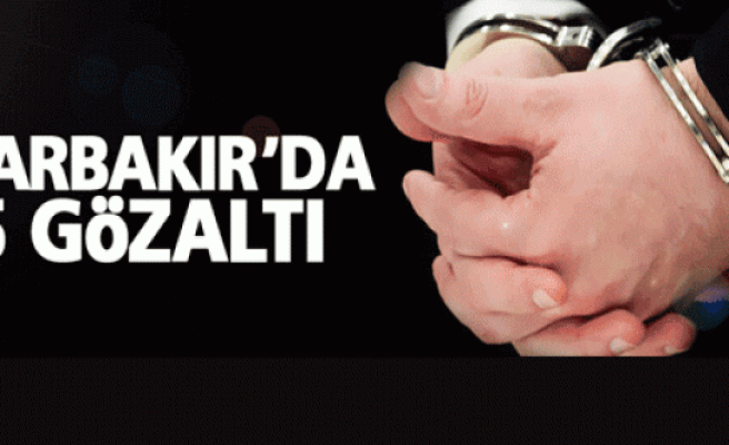 Diyarbakır’da 25 gözaltı