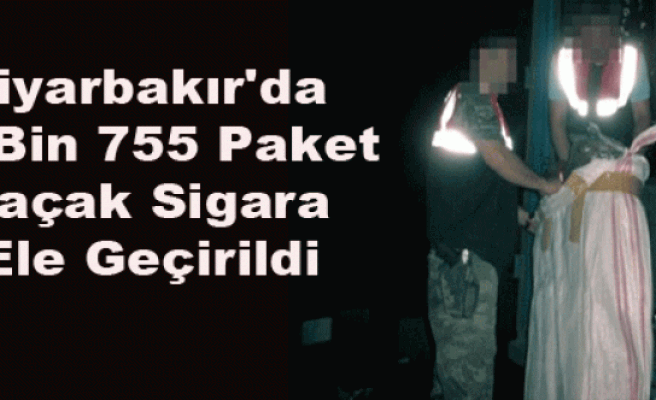 Diyarbakır'da 32 Bin 755 Paket Kaçak Sigara Ele Geçirildi