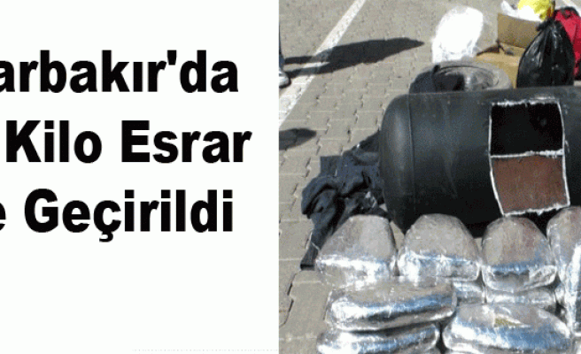 Diyarbakır'da 372 Kilo Esrar Ele Geçirildi