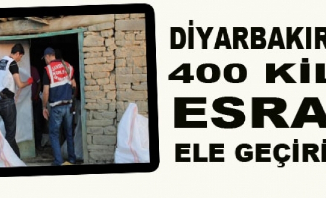 Diyarbakır'da 400 Kilo Esrar Ele Geçirildi
