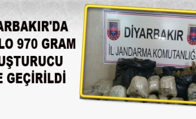 Diyarbakır'da 46 Kilo 970 Gram Uyuşturucu Ele Geçirildi