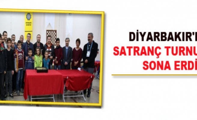 Diyarbakır'da 4. Satranç Turnuvası Sona Erdi