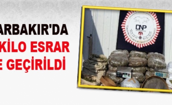 Diyarbakır'da 523 Kilogram Esrar Maddesi Ele Geçirildi