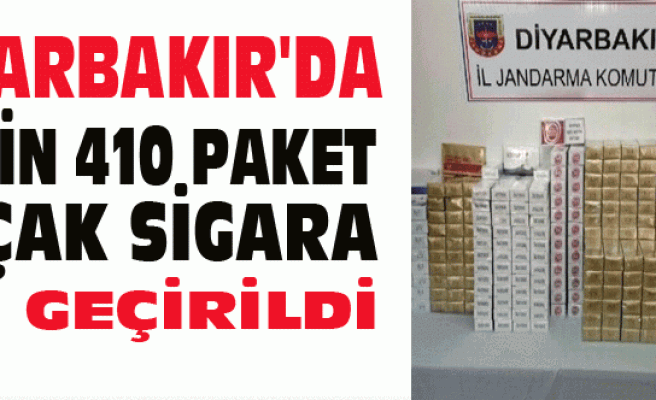 Diyarbakır'da 70 Bin 410 Paket Kaçak Sigara Ele Geçirildi