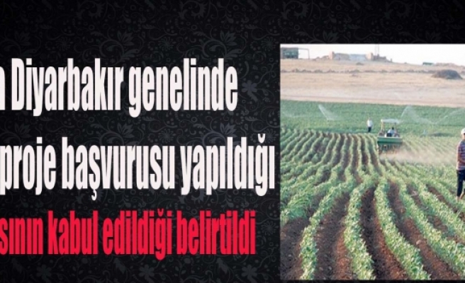 Diyarbakır'da 96 Tarım Projesi Kabul Edildi