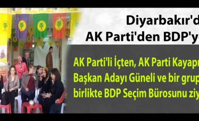 Diyarbakır'da AK Parti'den BDP'ye Ziyaret