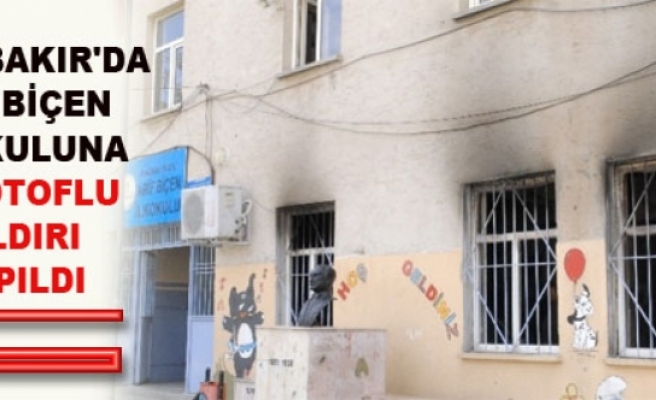 Diyarbakır'da Arif Biçen İlkokulu'na Molotoflu Saldırı Yapıldı