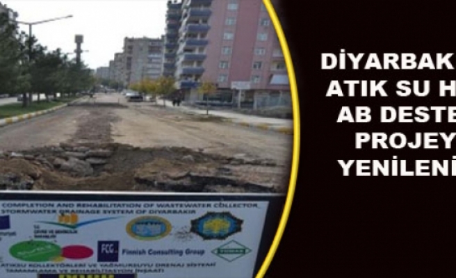Diyarbakır'da Atık Su Hattı AB Destekli Projeyle Yenileniyor