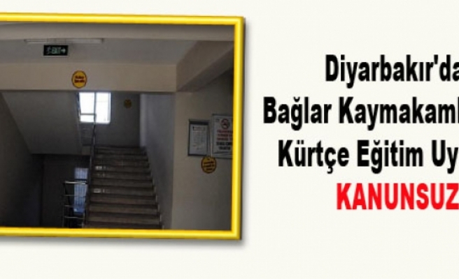 Diyarbakır'da Bağlar Kaymakamlığı'nın Kürtçe Eğitim Uyarısı: Kanunsuz
