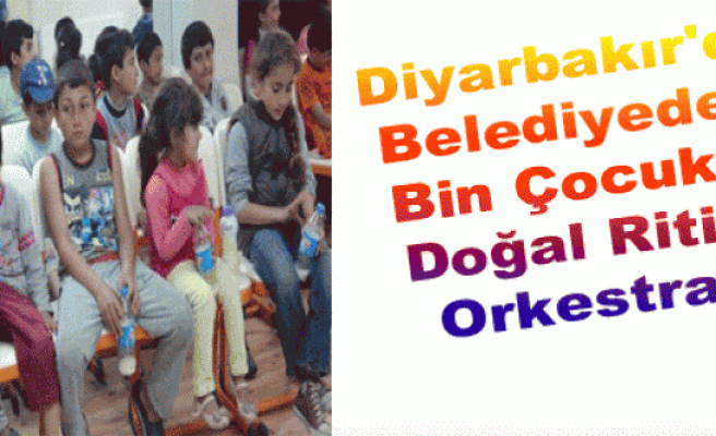 Diyarbakır'da Belediyeden Bin Çocuklu Doğal Ritim Orkestrası