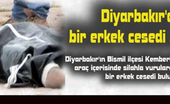 Diyarbakır'da bir erkek cesedi bulundu