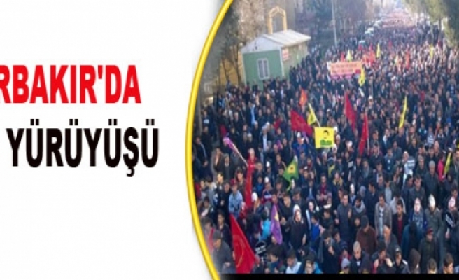 Diyarbakır'da Cizre yürüyüşü
