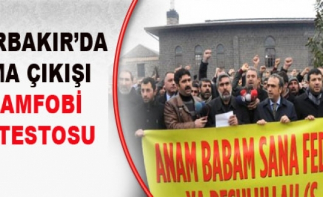 Diyarbakır'da Cuma Çıkışı İslamofobi Protestosu