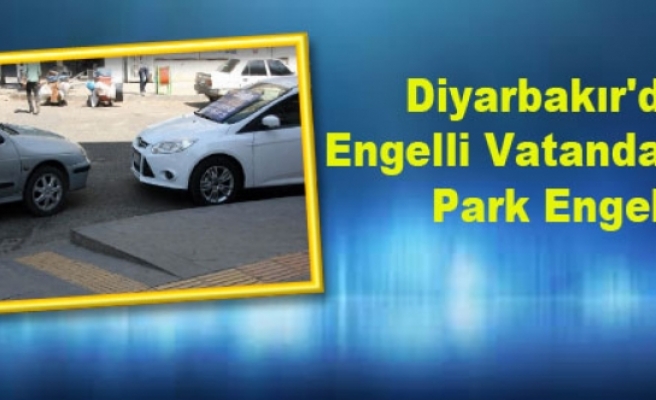 Diyarbakır'da Engelli Vatandaşlara Park Engeli